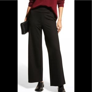 Neiman Marcus Eileen Fisher High Waist Wide Leg Stretch Ponte Pants Size Medium